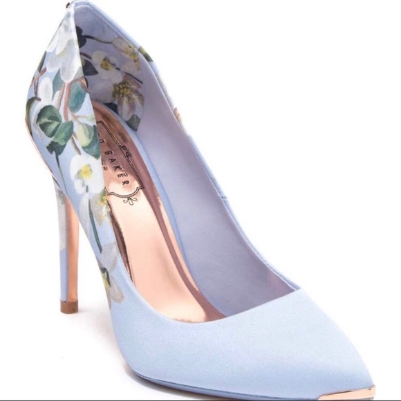 Ted Baker London 75m Blue Floral Heels 